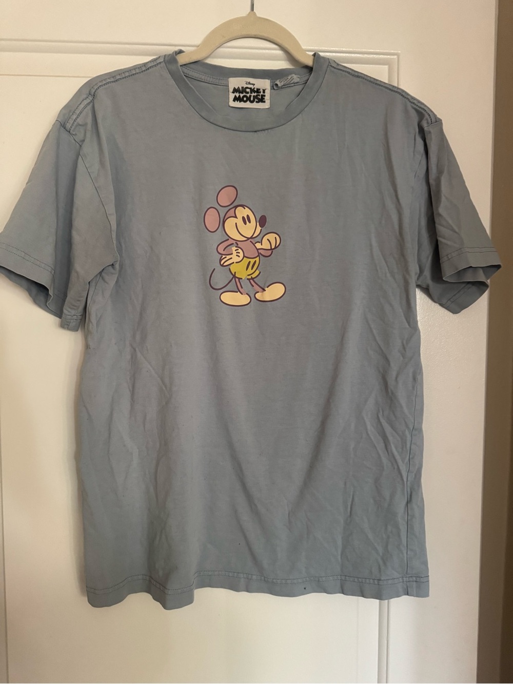 Disney Mickey Mouse Pastel Graphic Tee - Light Blue Disneyland